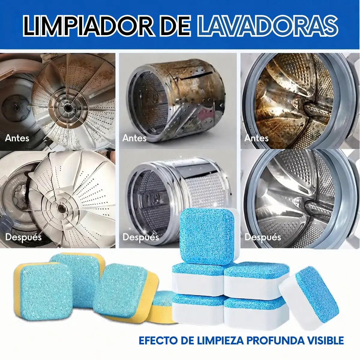 Pack 2 cajas Pastilla Lavadora X24 Unid.