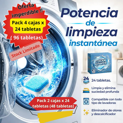 Pack 2 cajas Pastilla Lavadora X24 Unid.